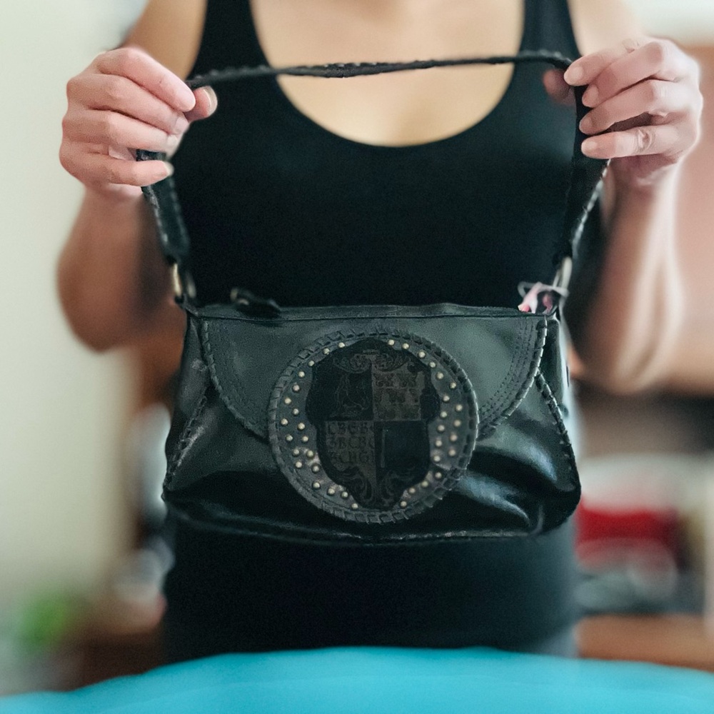 BCBGirls Chic Black Shoulder Bag